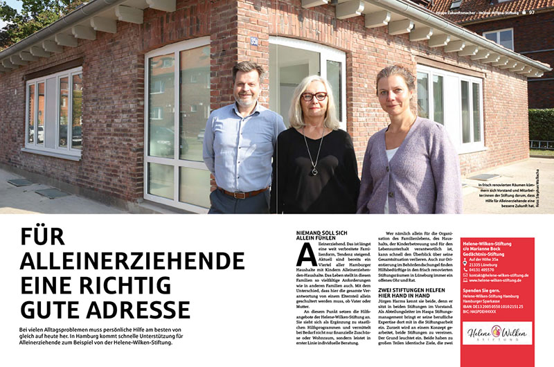Artikel aus der Broschüre "Zukunftsmacher" der HaSpa (Ausgabe 2/25)