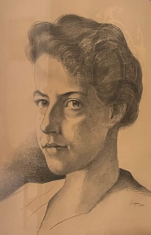 Marianne Bock Portraitzeichnung