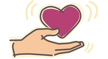 handmitHerz Hand mit Herz